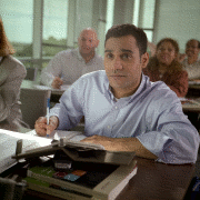 Strayer University student in class