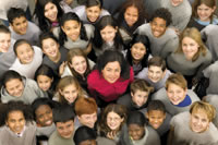 Online students studying at Walden University